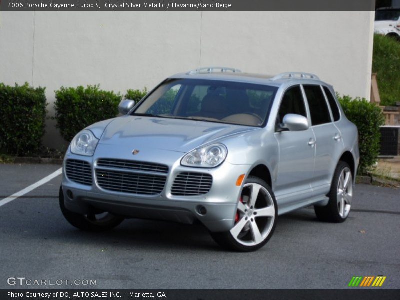 Crystal Silver Metallic / Havanna/Sand Beige 2006 Porsche Cayenne Turbo S