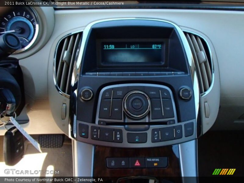 Midnight Blue Metallic / Cocoa/Cashmere 2011 Buick LaCrosse CX