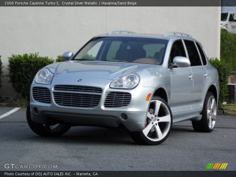Crystal Silver Metallic / Havanna/Sand Beige 2006 Porsche Cayenne Turbo S