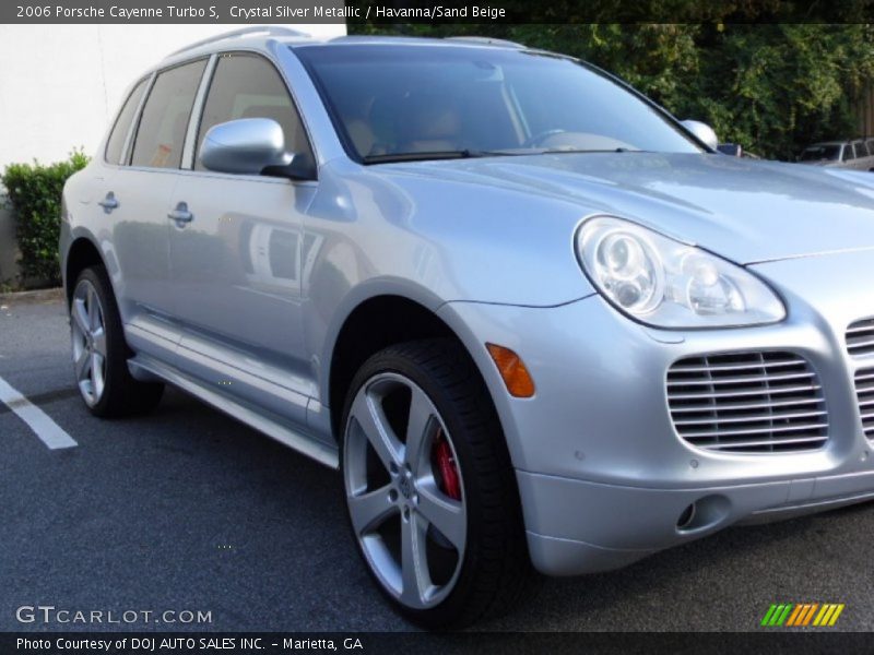 Crystal Silver Metallic / Havanna/Sand Beige 2006 Porsche Cayenne Turbo S