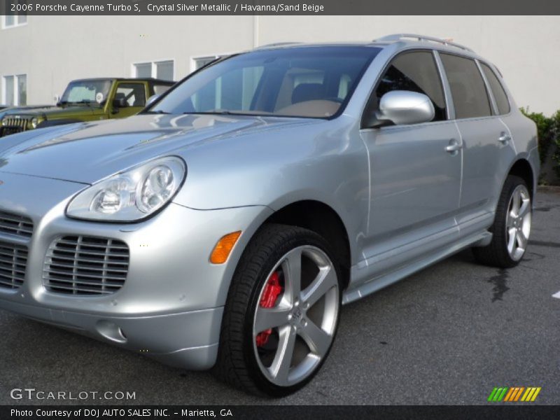 Crystal Silver Metallic / Havanna/Sand Beige 2006 Porsche Cayenne Turbo S