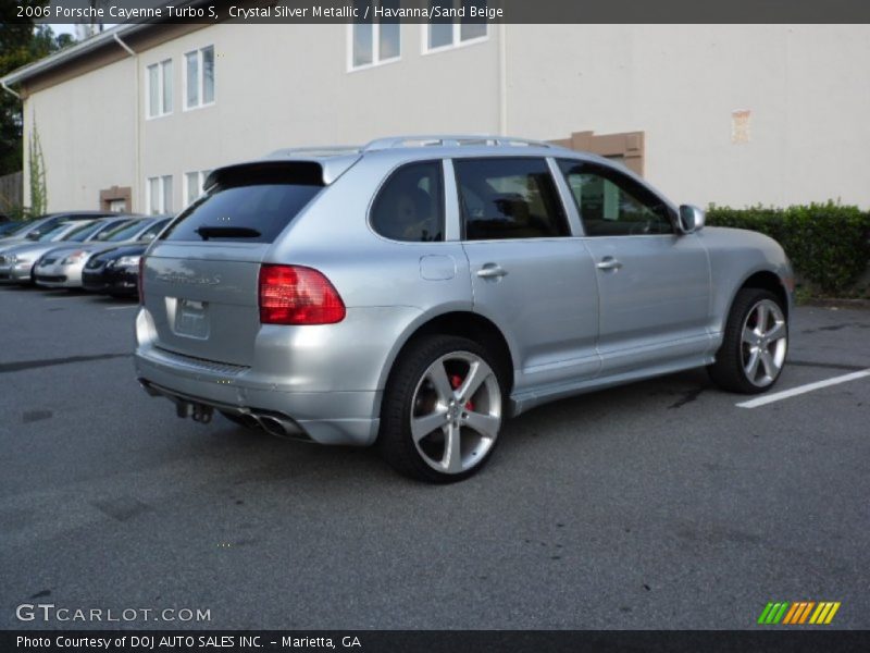 Crystal Silver Metallic / Havanna/Sand Beige 2006 Porsche Cayenne Turbo S