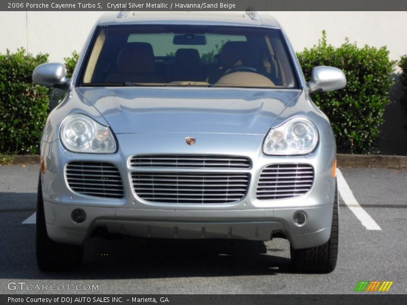 Crystal Silver Metallic / Havanna/Sand Beige 2006 Porsche Cayenne Turbo S