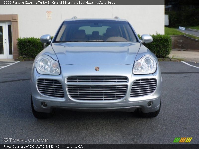 Crystal Silver Metallic / Havanna/Sand Beige 2006 Porsche Cayenne Turbo S