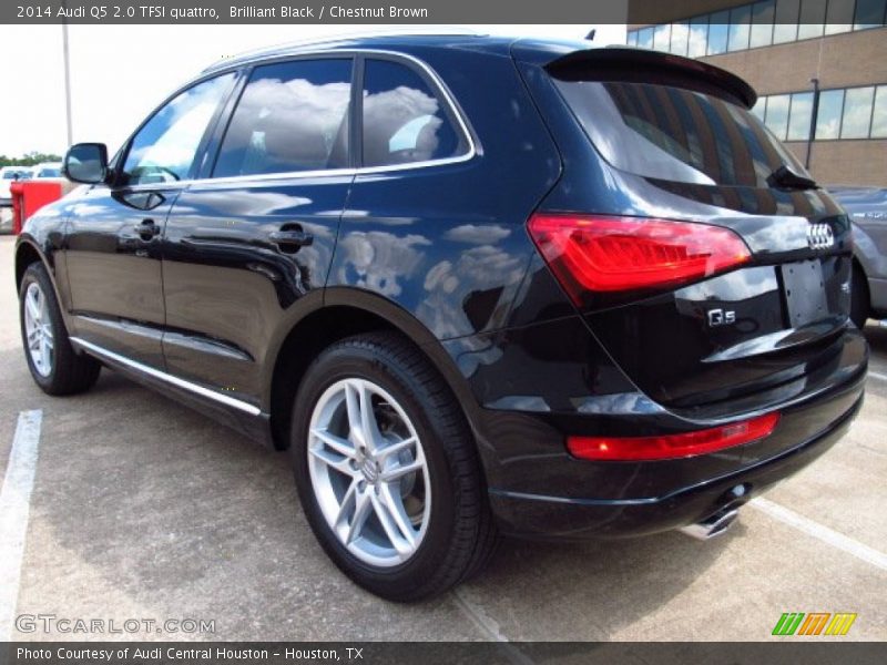 Brilliant Black / Chestnut Brown 2014 Audi Q5 2.0 TFSI quattro