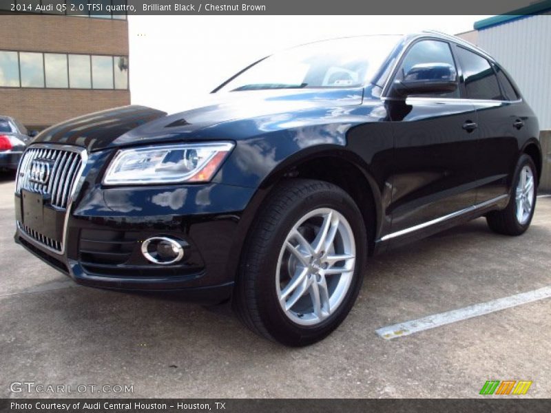 Brilliant Black / Chestnut Brown 2014 Audi Q5 2.0 TFSI quattro