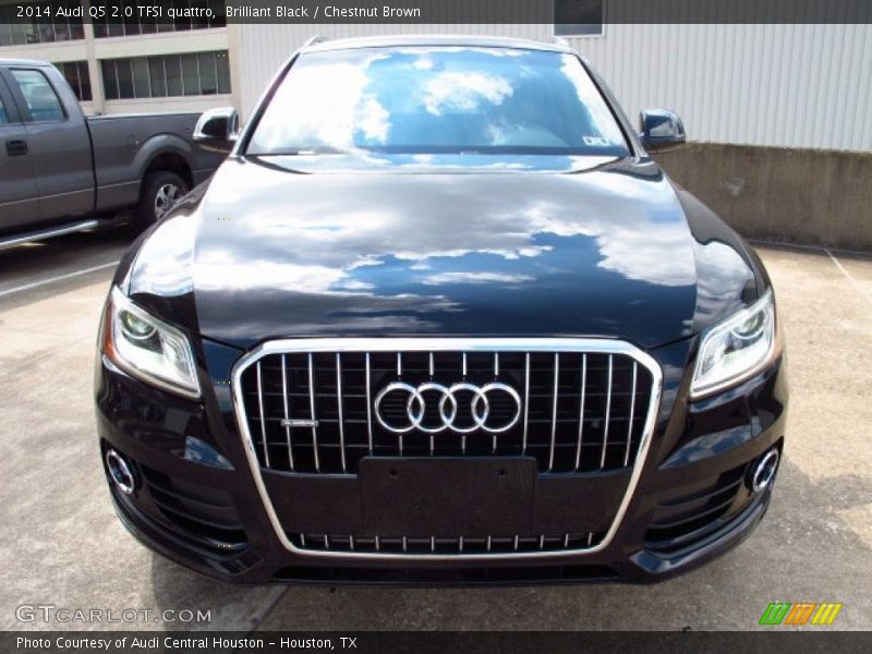 Brilliant Black / Chestnut Brown 2014 Audi Q5 2.0 TFSI quattro