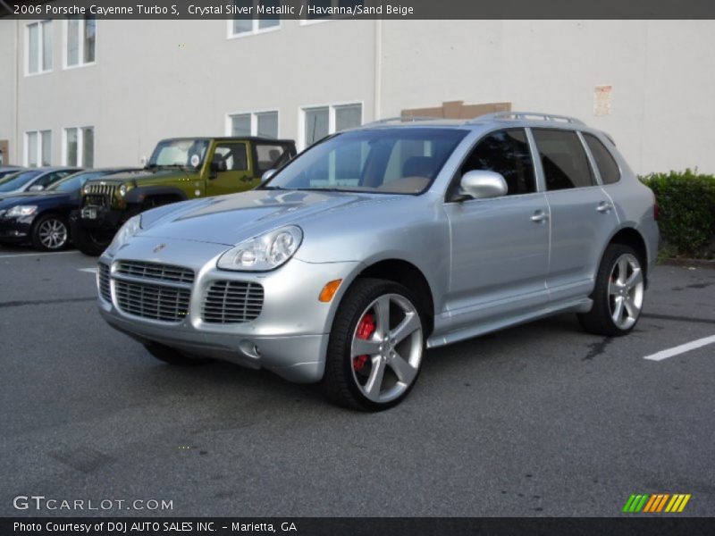 Crystal Silver Metallic / Havanna/Sand Beige 2006 Porsche Cayenne Turbo S