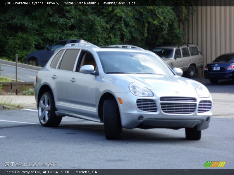 Crystal Silver Metallic / Havanna/Sand Beige 2006 Porsche Cayenne Turbo S