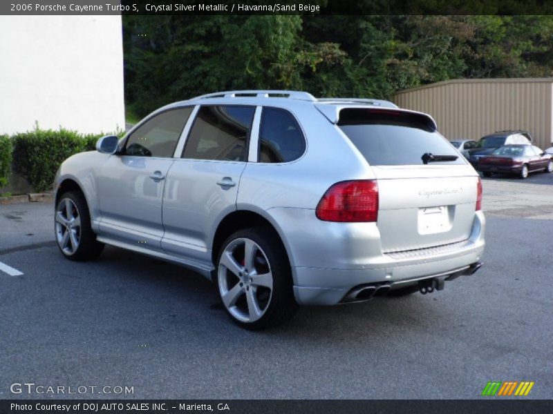 Crystal Silver Metallic / Havanna/Sand Beige 2006 Porsche Cayenne Turbo S