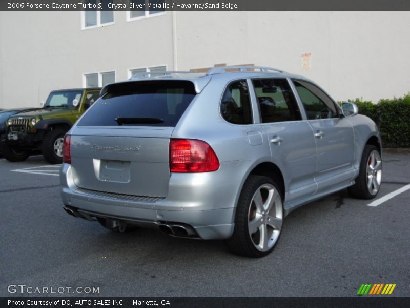 Crystal Silver Metallic / Havanna/Sand Beige 2006 Porsche Cayenne Turbo S