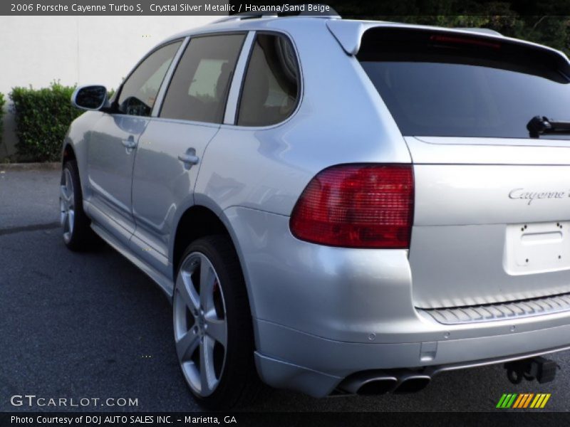Crystal Silver Metallic / Havanna/Sand Beige 2006 Porsche Cayenne Turbo S