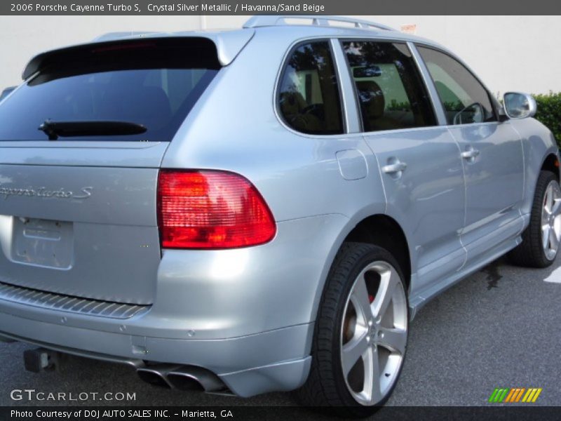 Crystal Silver Metallic / Havanna/Sand Beige 2006 Porsche Cayenne Turbo S