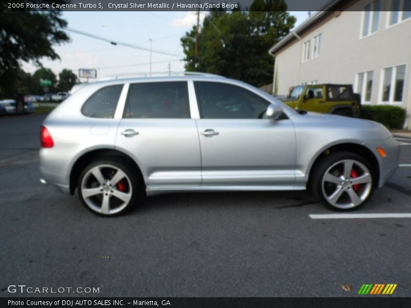 Crystal Silver Metallic / Havanna/Sand Beige 2006 Porsche Cayenne Turbo S