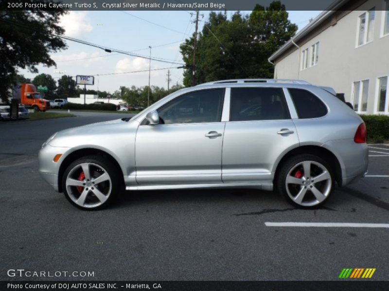 Crystal Silver Metallic / Havanna/Sand Beige 2006 Porsche Cayenne Turbo S