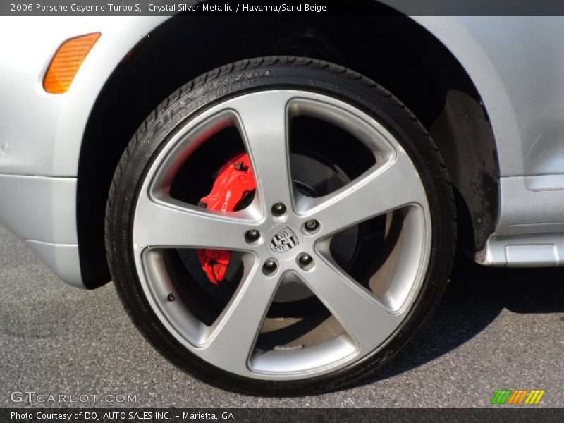 Crystal Silver Metallic / Havanna/Sand Beige 2006 Porsche Cayenne Turbo S