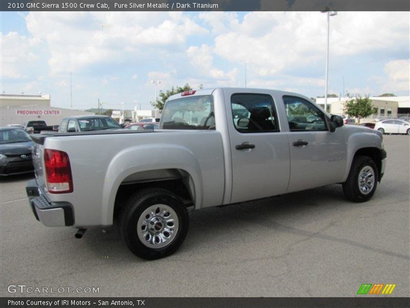Pure Silver Metallic / Dark Titanium 2010 GMC Sierra 1500 Crew Cab