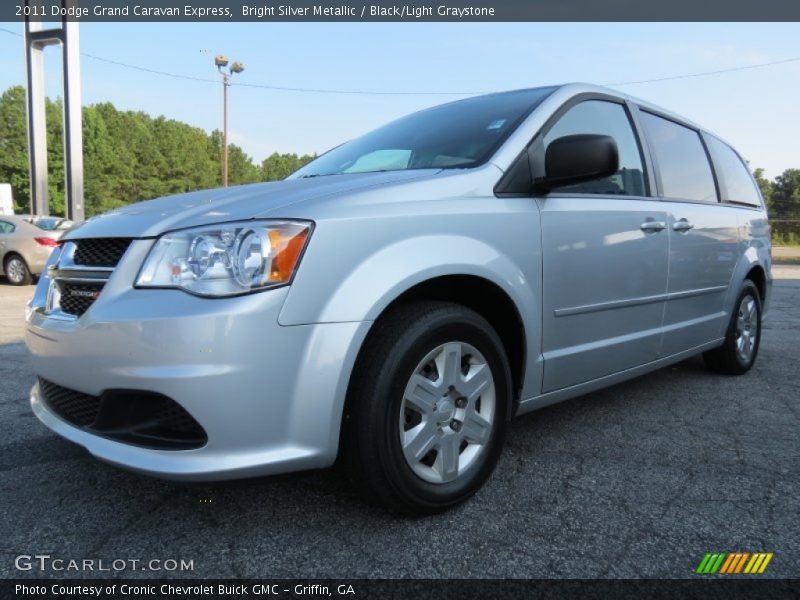 Bright Silver Metallic / Black/Light Graystone 2011 Dodge Grand Caravan Express