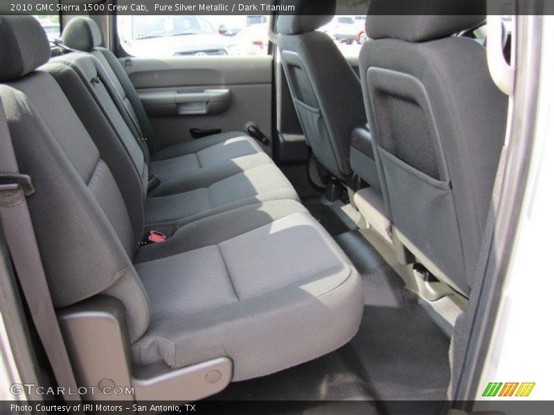 Pure Silver Metallic / Dark Titanium 2010 GMC Sierra 1500 Crew Cab