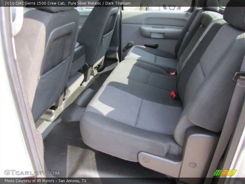 Pure Silver Metallic / Dark Titanium 2010 GMC Sierra 1500 Crew Cab