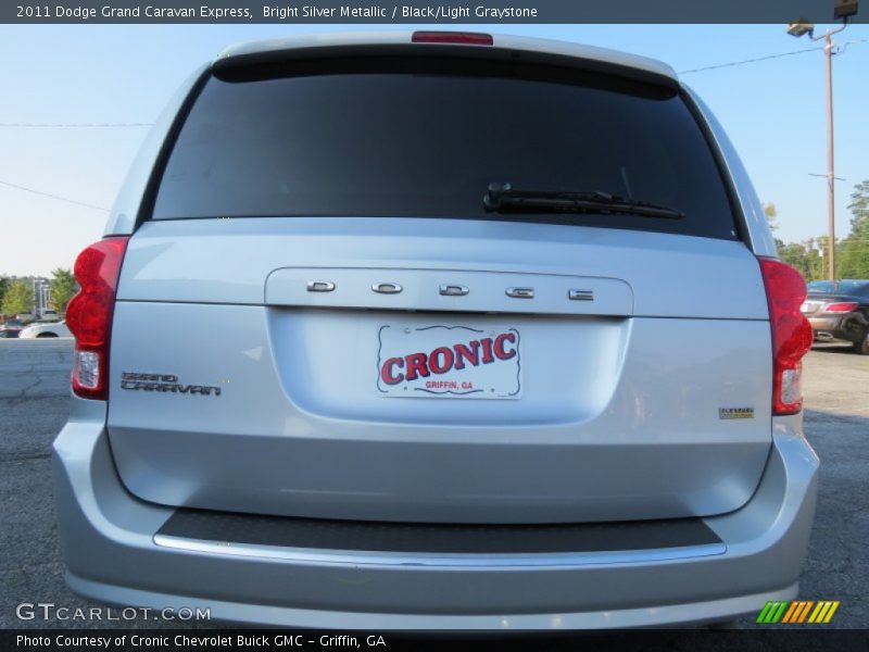 Bright Silver Metallic / Black/Light Graystone 2011 Dodge Grand Caravan Express