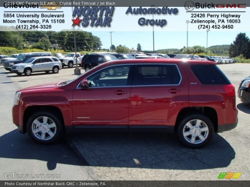 Crystal Red Tintcoat / Jet Black 2013 GMC Terrain SLE AWD