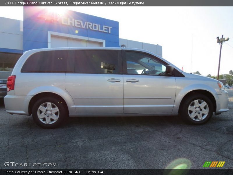 Bright Silver Metallic / Black/Light Graystone 2011 Dodge Grand Caravan Express