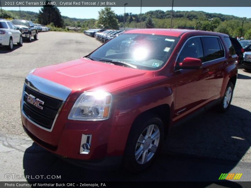Crystal Red Tintcoat / Jet Black 2013 GMC Terrain SLE AWD