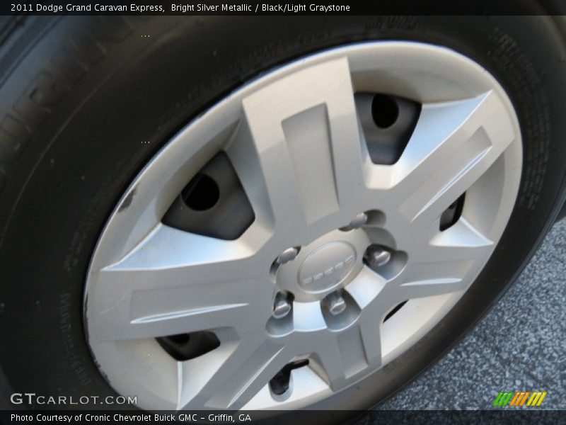 Bright Silver Metallic / Black/Light Graystone 2011 Dodge Grand Caravan Express