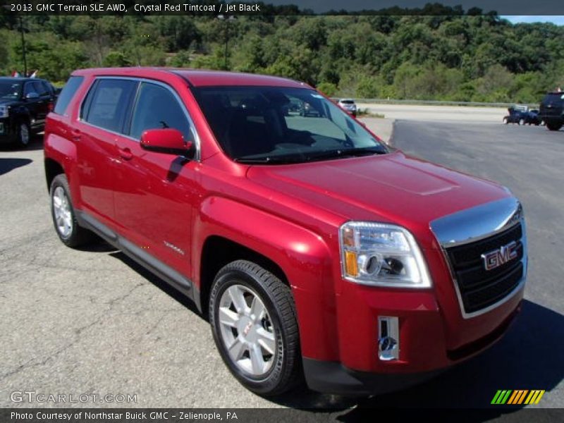 Crystal Red Tintcoat / Jet Black 2013 GMC Terrain SLE AWD
