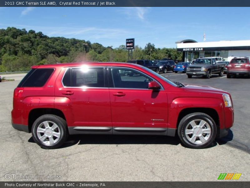 Crystal Red Tintcoat / Jet Black 2013 GMC Terrain SLE AWD