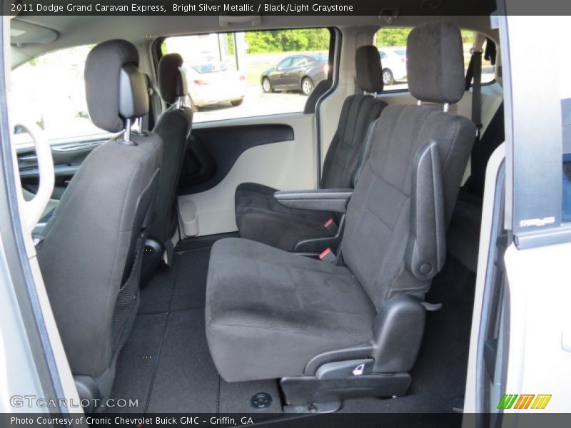 Bright Silver Metallic / Black/Light Graystone 2011 Dodge Grand Caravan Express