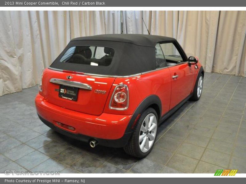 Chili Red / Carbon Black 2013 Mini Cooper Convertible