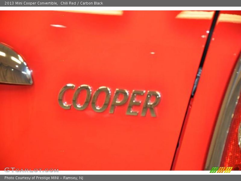 Chili Red / Carbon Black 2013 Mini Cooper Convertible