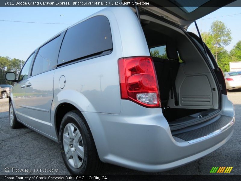 Bright Silver Metallic / Black/Light Graystone 2011 Dodge Grand Caravan Express