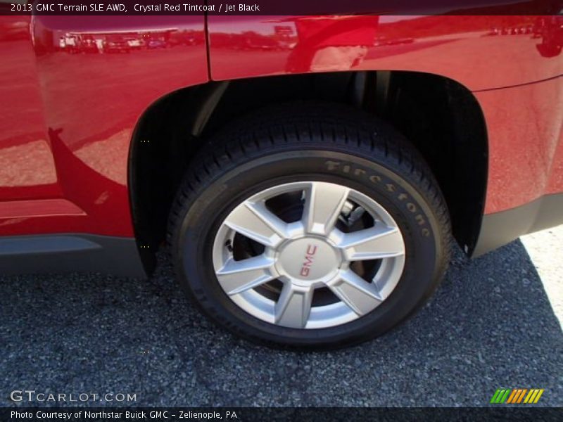 Crystal Red Tintcoat / Jet Black 2013 GMC Terrain SLE AWD