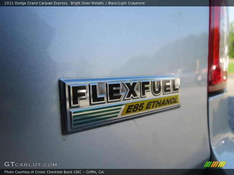 Bright Silver Metallic / Black/Light Graystone 2011 Dodge Grand Caravan Express
