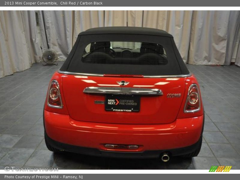 Chili Red / Carbon Black 2013 Mini Cooper Convertible
