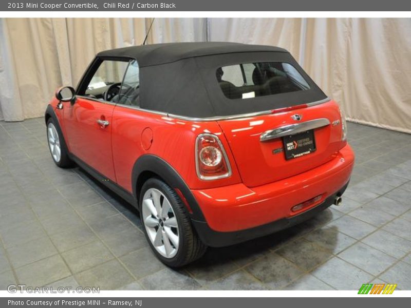 Chili Red / Carbon Black 2013 Mini Cooper Convertible