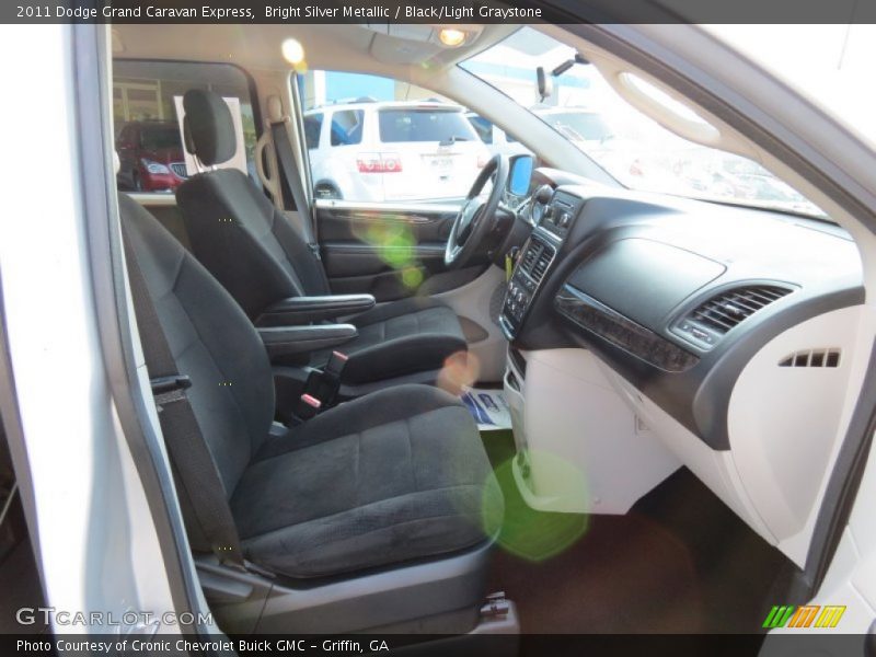 Bright Silver Metallic / Black/Light Graystone 2011 Dodge Grand Caravan Express