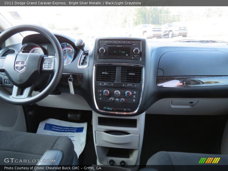 Bright Silver Metallic / Black/Light Graystone 2011 Dodge Grand Caravan Express