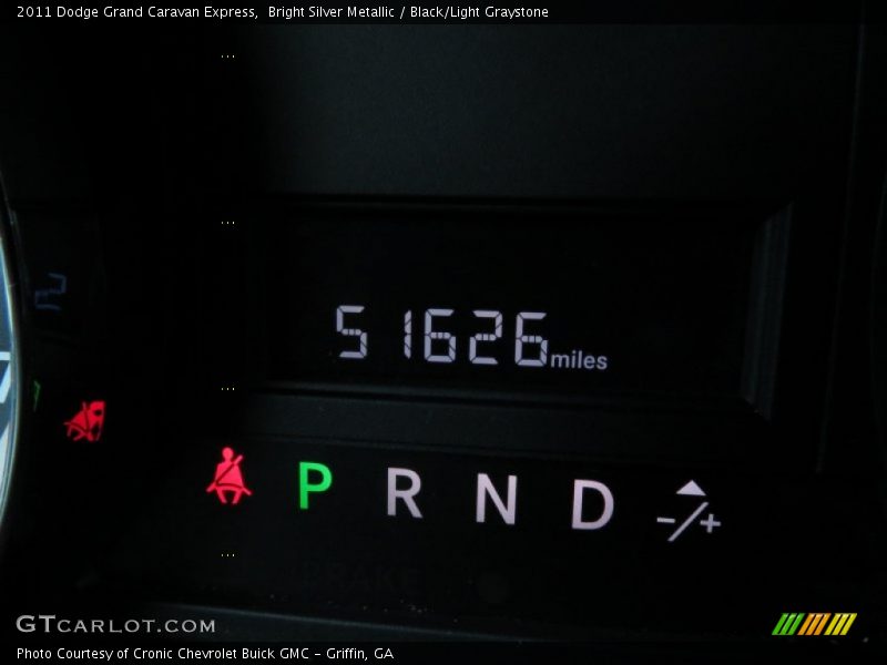 Bright Silver Metallic / Black/Light Graystone 2011 Dodge Grand Caravan Express