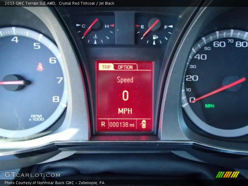 Crystal Red Tintcoat / Jet Black 2013 GMC Terrain SLE AWD