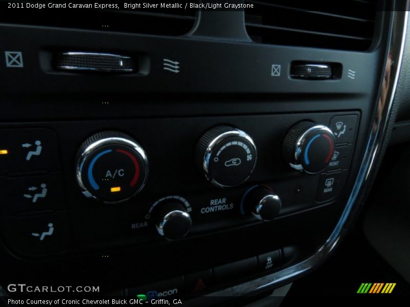 Bright Silver Metallic / Black/Light Graystone 2011 Dodge Grand Caravan Express