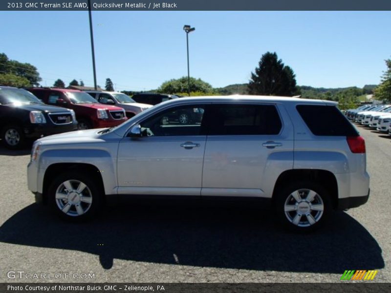 Quicksilver Metallic / Jet Black 2013 GMC Terrain SLE AWD