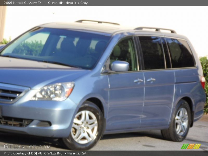 Ocean Mist Metallic / Gray 2006 Honda Odyssey EX-L