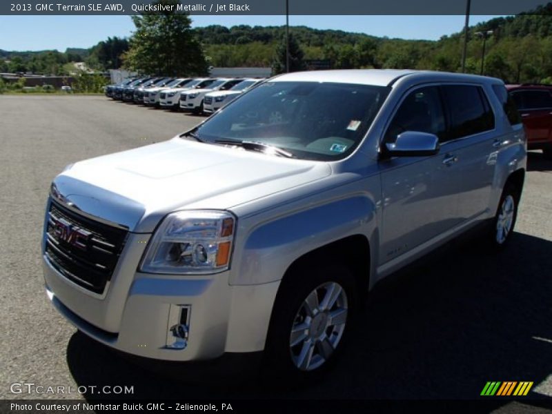 Quicksilver Metallic / Jet Black 2013 GMC Terrain SLE AWD