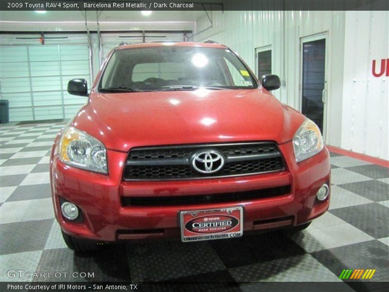 Barcelona Red Metallic / Dark Charcoal 2009 Toyota RAV4 Sport