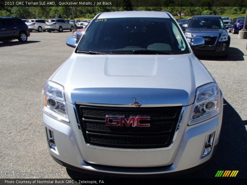 Quicksilver Metallic / Jet Black 2013 GMC Terrain SLE AWD