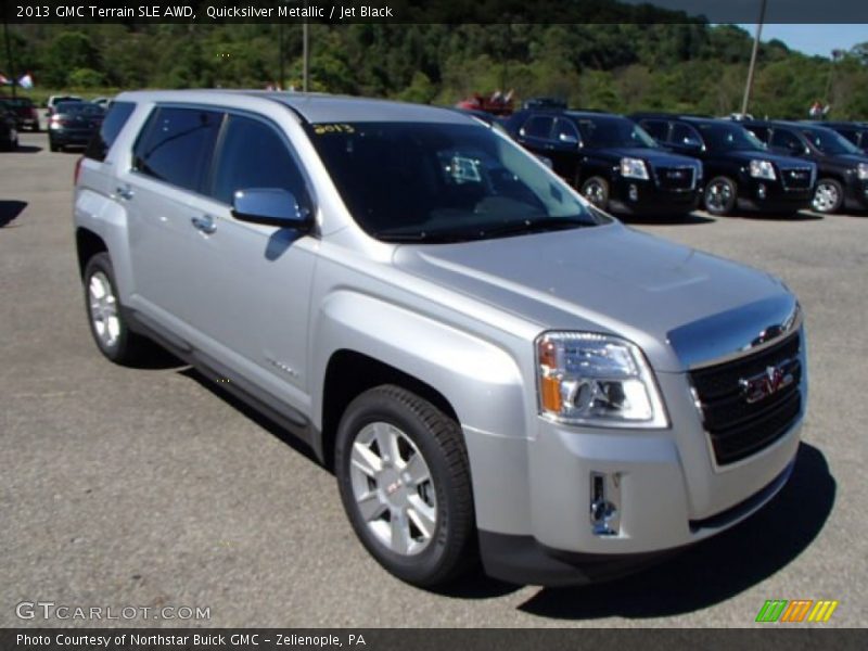 Quicksilver Metallic / Jet Black 2013 GMC Terrain SLE AWD
